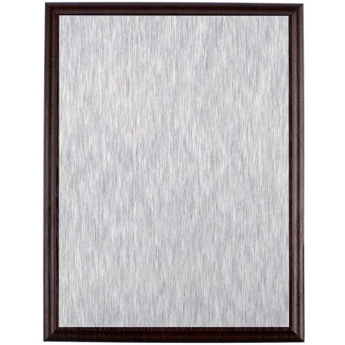 Плакетка Plaque, большая, вишня с серебристой пластиной