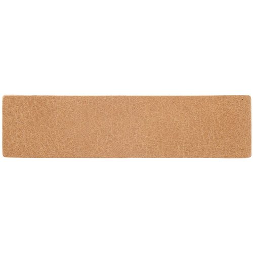 Лейбл кожаный Pasek, S, бежевый