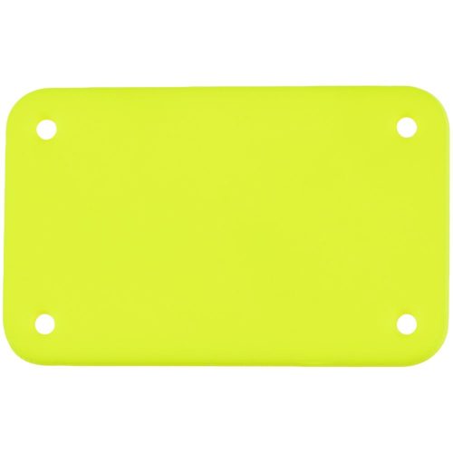Лейбл из ПВХ Kreta, S, желтый неон