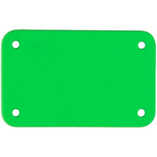 Лейбл из ПВХ Kreta, S, зеленый неон