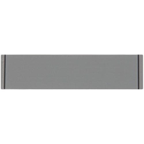 Лейбл из ПВХ Dzeta, S, серый