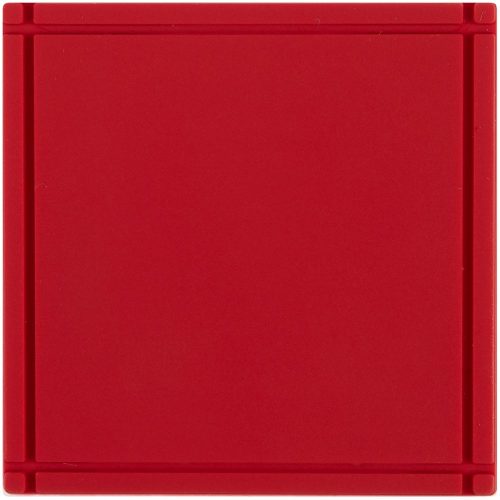 Лейбл из ПВХ Dzeta, L, красный