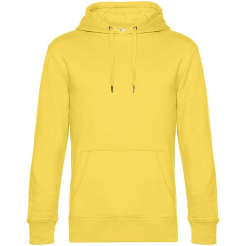 Толстовка с капюшоном унисекс King, желтая