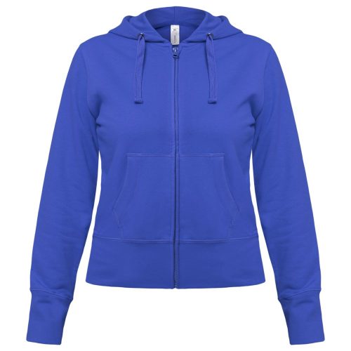 Толстовка женская Hooded Full Zip ярко-синяя