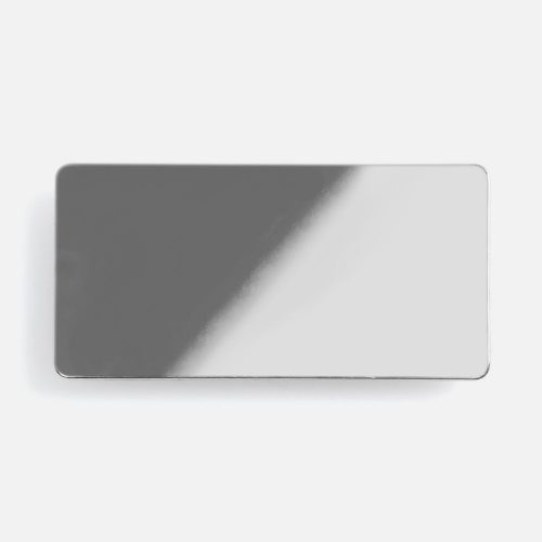 Значок Sanga Matto, серебристый глянцевый