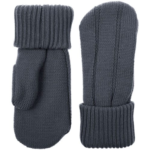 Варежки Knit Beat, серые (графит)