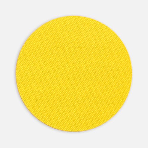 Наклейка тканевая Lunga Round, M, желтая