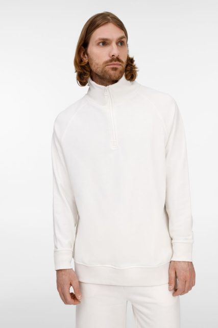 Толстовка унисекс S3, молочно-белая