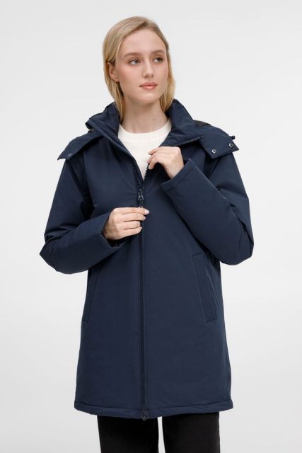 Куртка-парка унисекс Sfera, темно-синяя