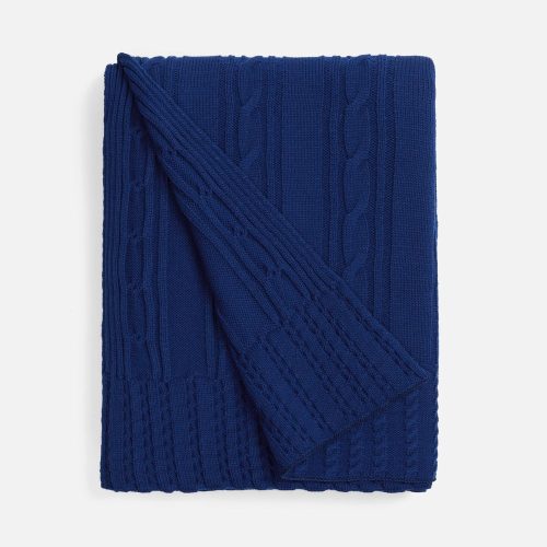 Плед Remitti, темно-синий (кобальт)