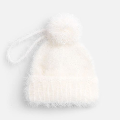 Подвеска на елку «Вьюжка», шапочка, белая