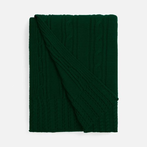 Плед Remitti, темно-зеленый (хвойный)