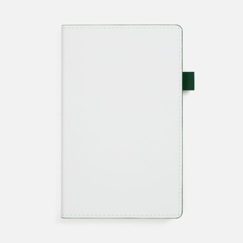 Ежедневник White Shall, недатированный, бело-зеленый