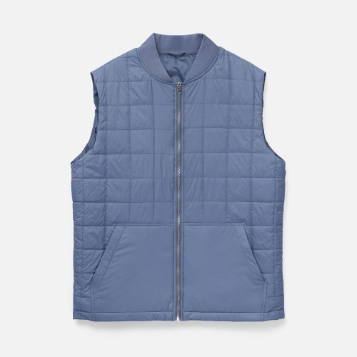 Жилет унисекс Warmbridge, синий (джинс)