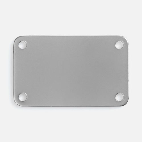 Шильдик металлический Furo, серебристый