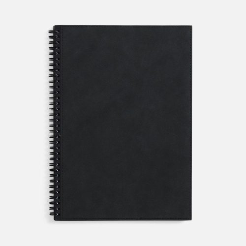 Ежедневник Notera Maxi, недатированный, черный