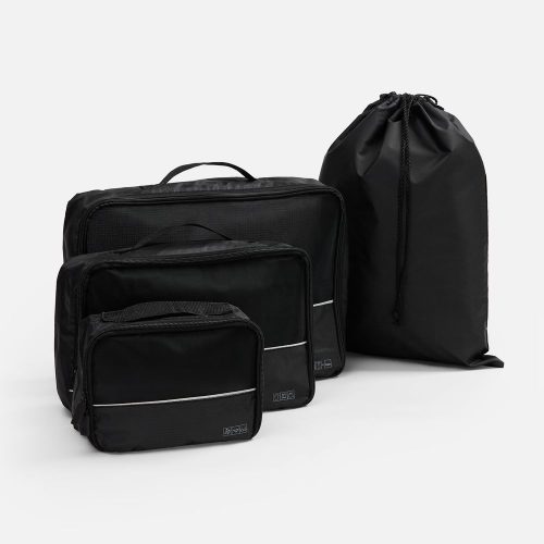 Дорожный набор сумок noJumble 4 в 1, черный