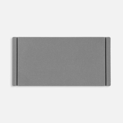 Лейбл из ПВХ Dzeta, XS, серый