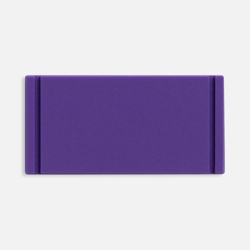 Лейбл из ПВХ Dzeta, XS, фиолетовый