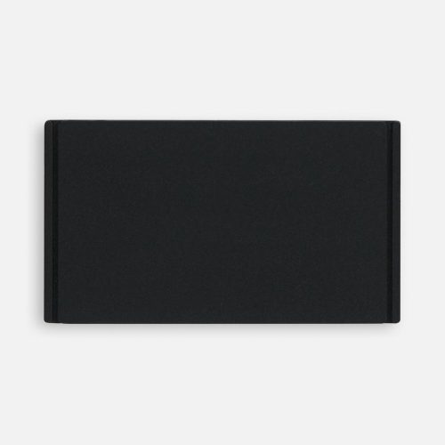 Лейбл из ПВХ Dzeta, M, черный