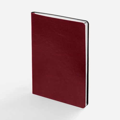 Ежедневник Nebraska Flex, недатированный, бордовый с серебристым