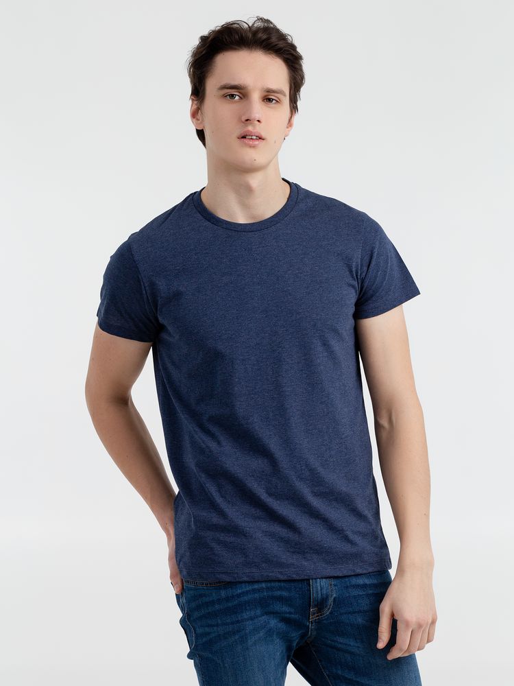 Футболка мужская Regent Fit 150, синий меланж — изображение 3