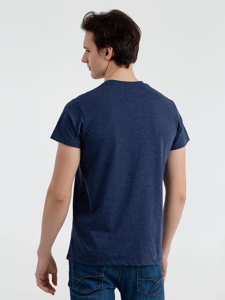 Футболка мужская Regent Fit 150, синий меланж — изображение 4