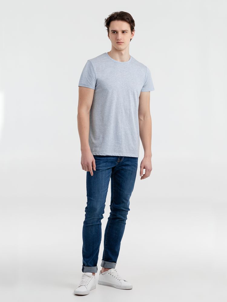 Футболка мужская Regent Fit 150, голубой меланж — изображение 5