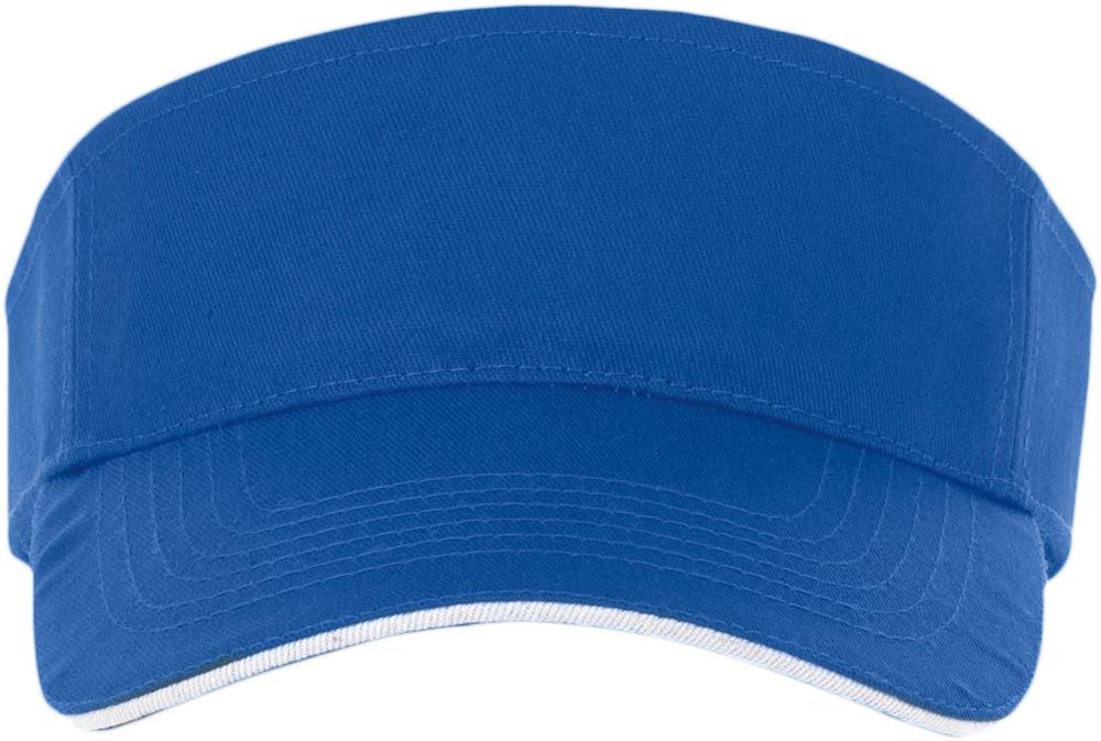 Козырек Ace, ярко-синий с белым — изображение 4