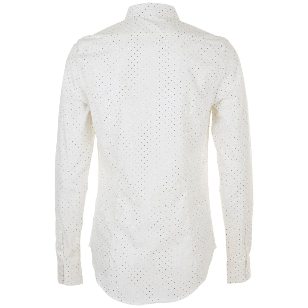 Рубашка женская Becker Women, белая с темно-синим — изображение 3