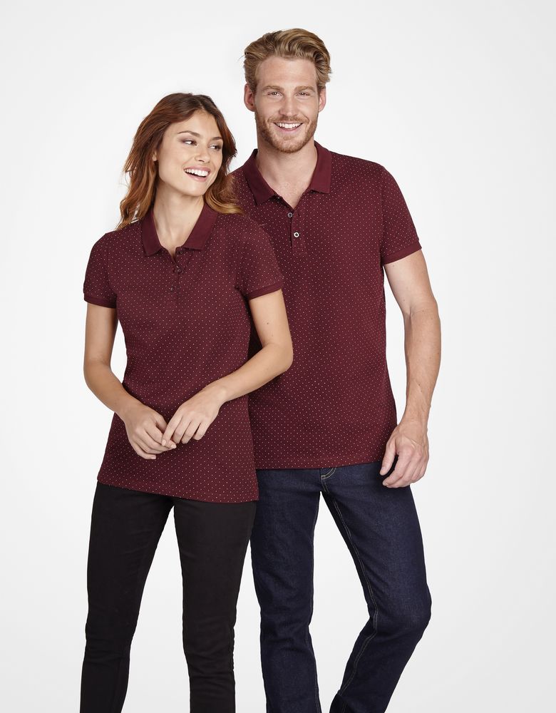 Рубашка поло мужская Brandy Men, темно-синяя с белым — изображение 7