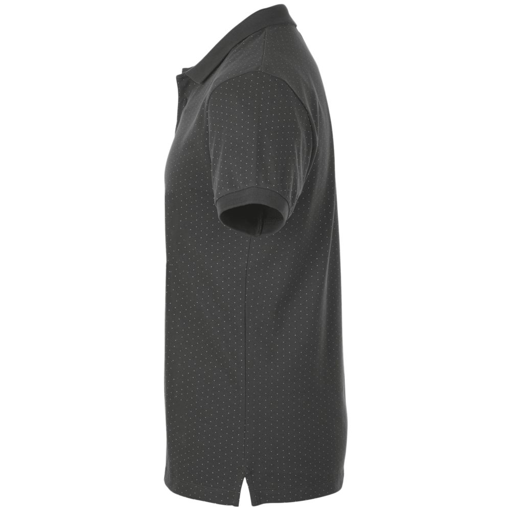 Рубашка поло мужская Brandy Men, темно-серая с белым — изображение 4