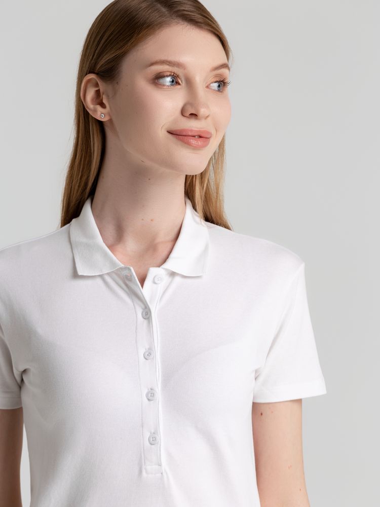 Рубашка поло женская Phoenix Women, белая — изображение 6