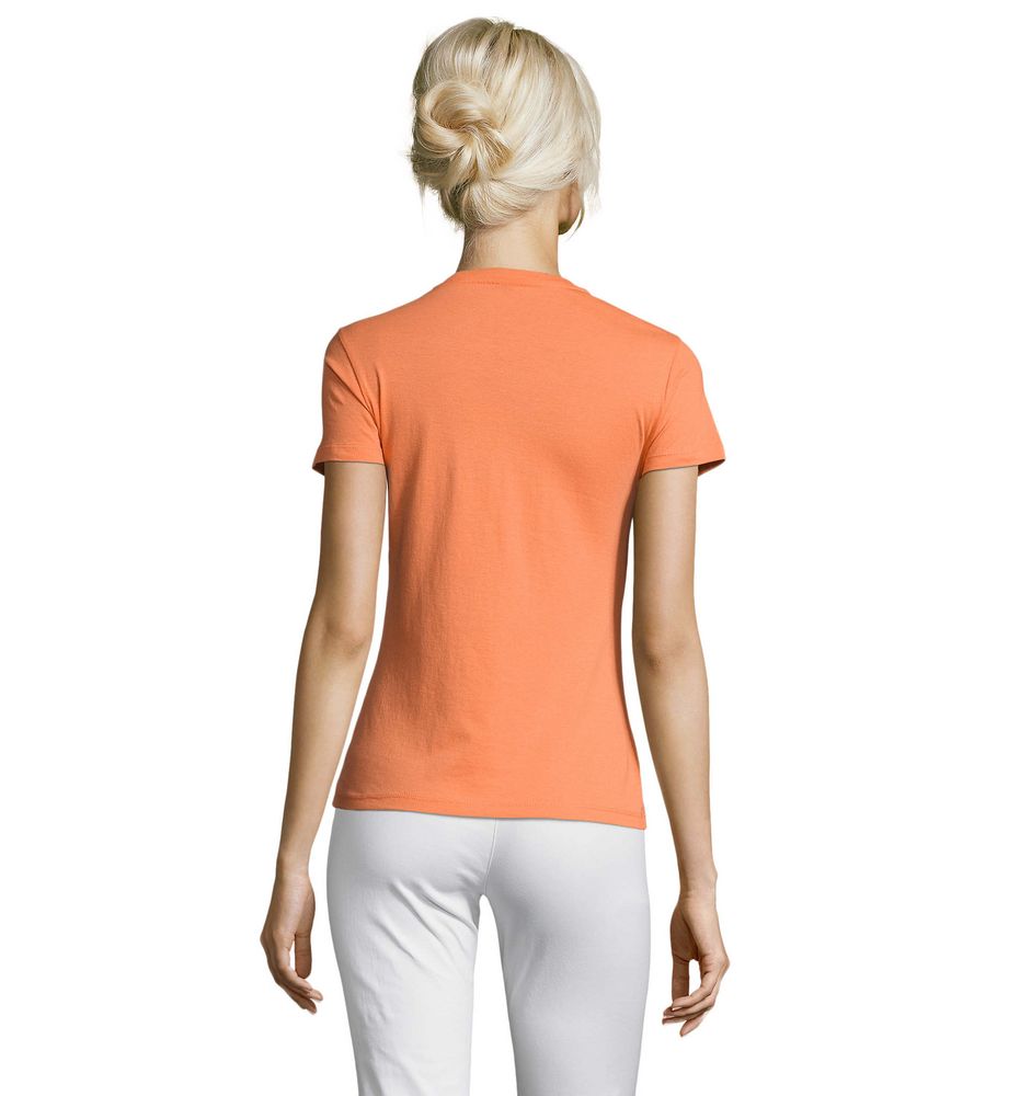 Футболка женская Regent Women, оранжевая (абрикосовая) — изображение 7