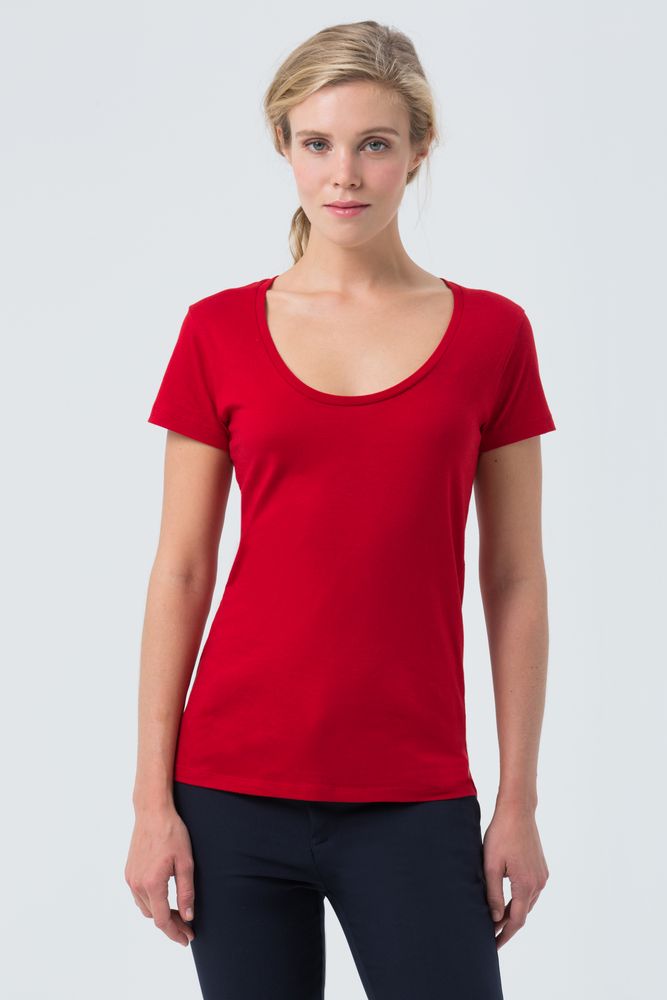 Футболка женская Metropolitan, красная — изображение 5