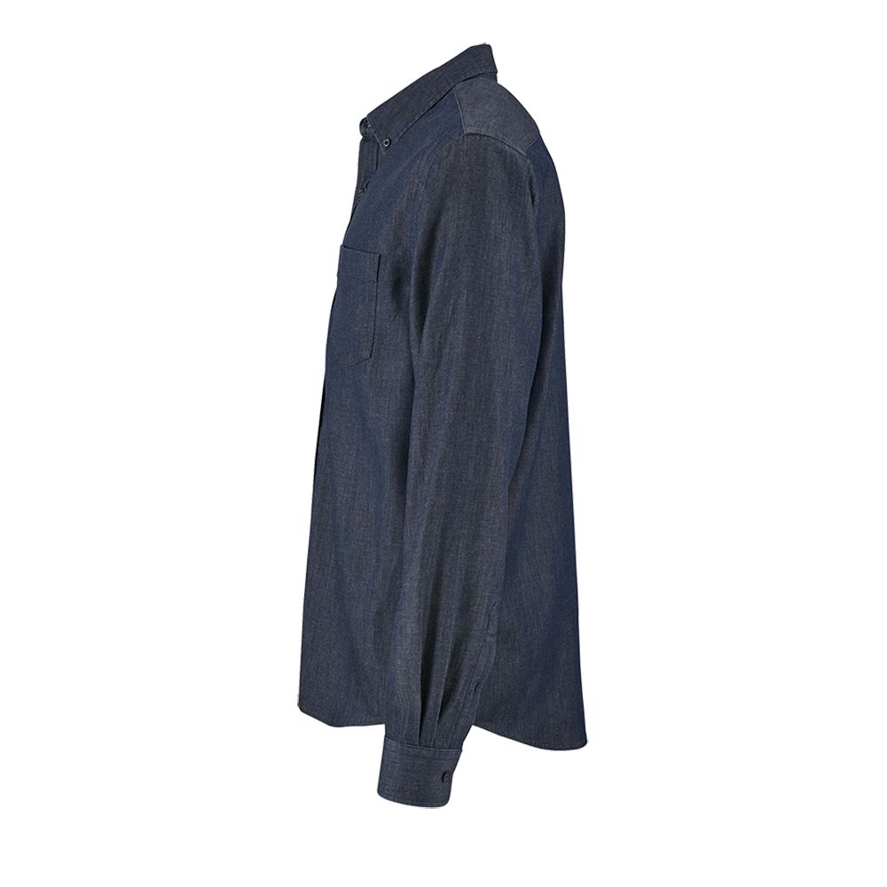 Рубашка мужская Barry Men, синяя (деним) — изображение 5