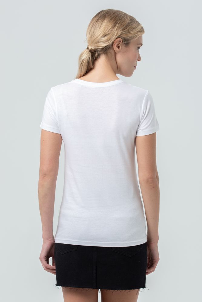 Футболка женская Regent Fit Women, белая — изображение 6