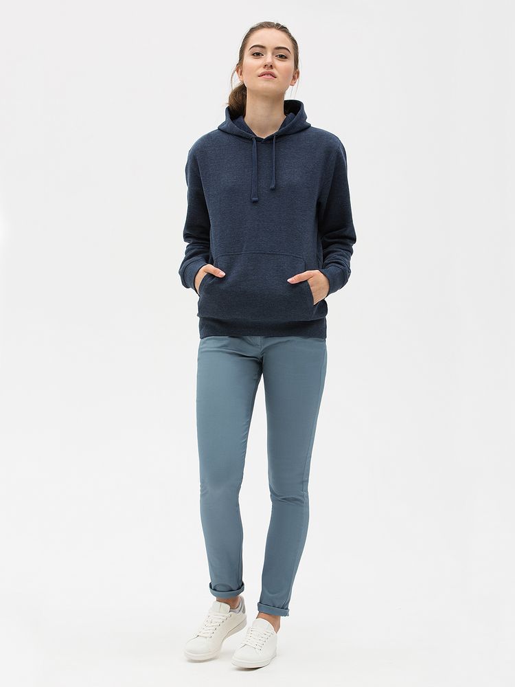 Толстовка унисекс Spencer, синий меланж — изображение 7