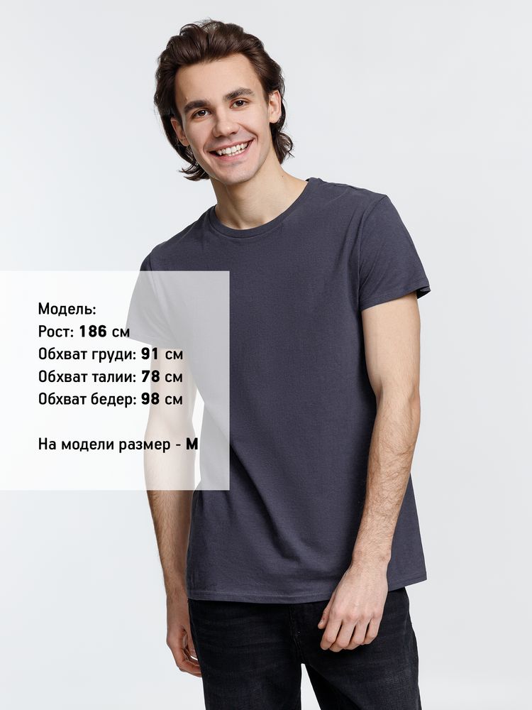 Футболка мужская Crusader Men, темно-серая (графит) — изображение 5