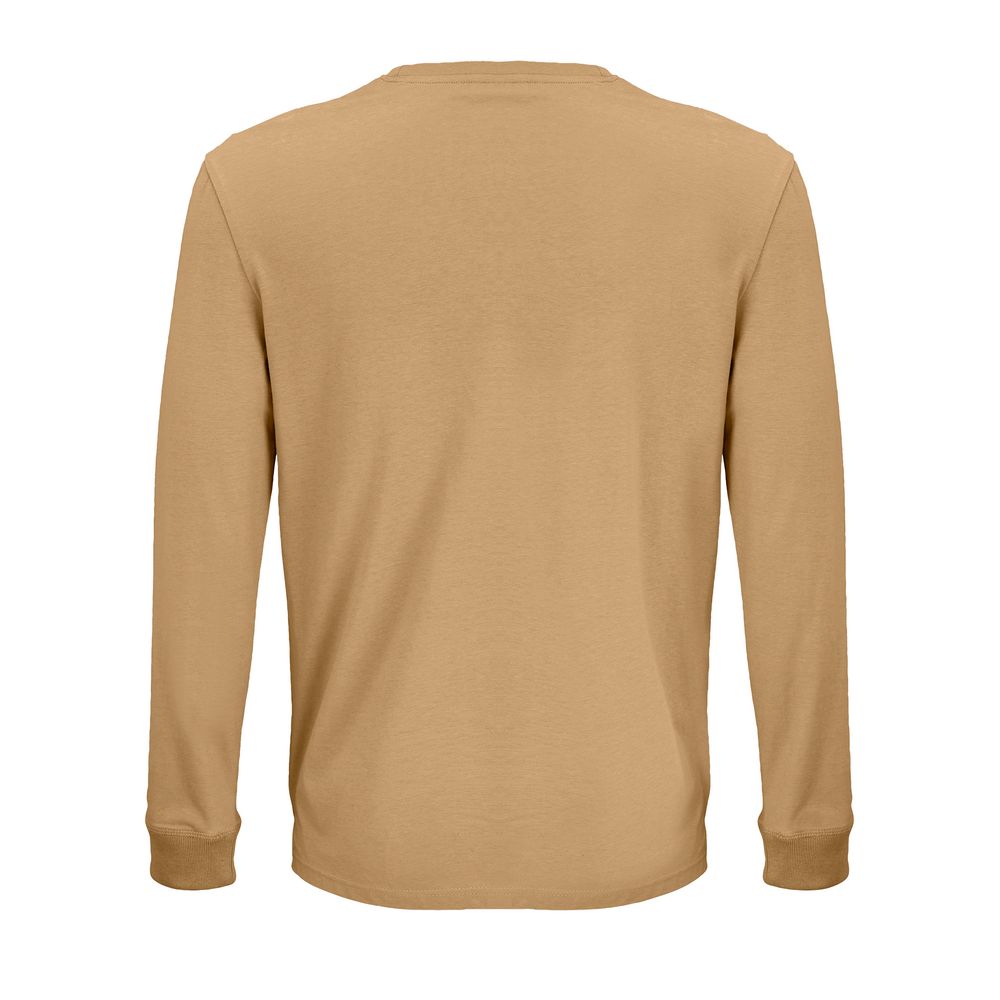 Футболка унисекс с длинным рукавом Pioneer LSL, бежевая — изображение 4