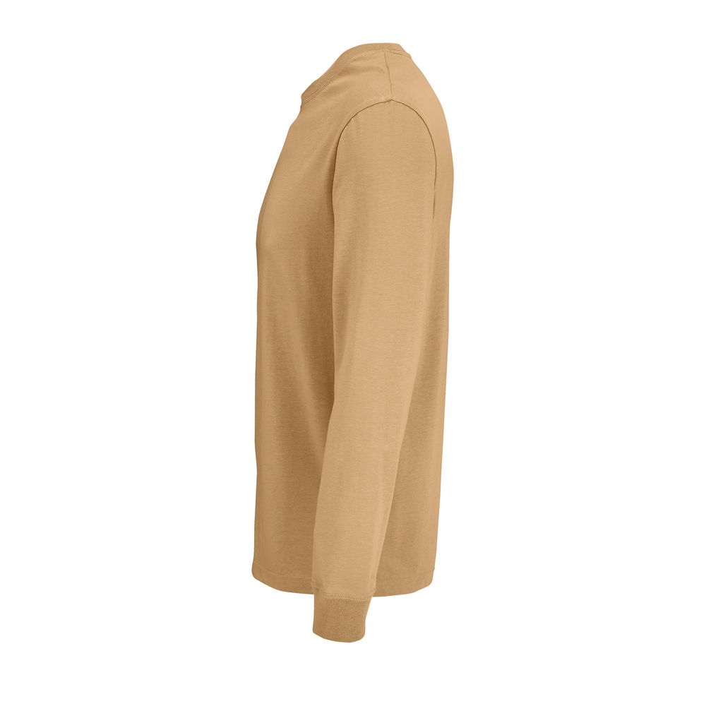 Футболка унисекс с длинным рукавом Pioneer LSL, бежевая — изображение 3