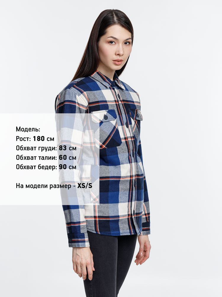 Куртка-рубашка оверсайз унисекс Noah, синяя — изображение 10
