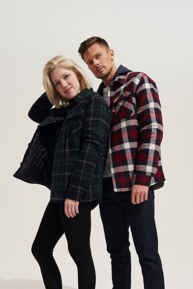 Куртка-рубашка оверсайз унисекс Noah, синяя — изображение 16