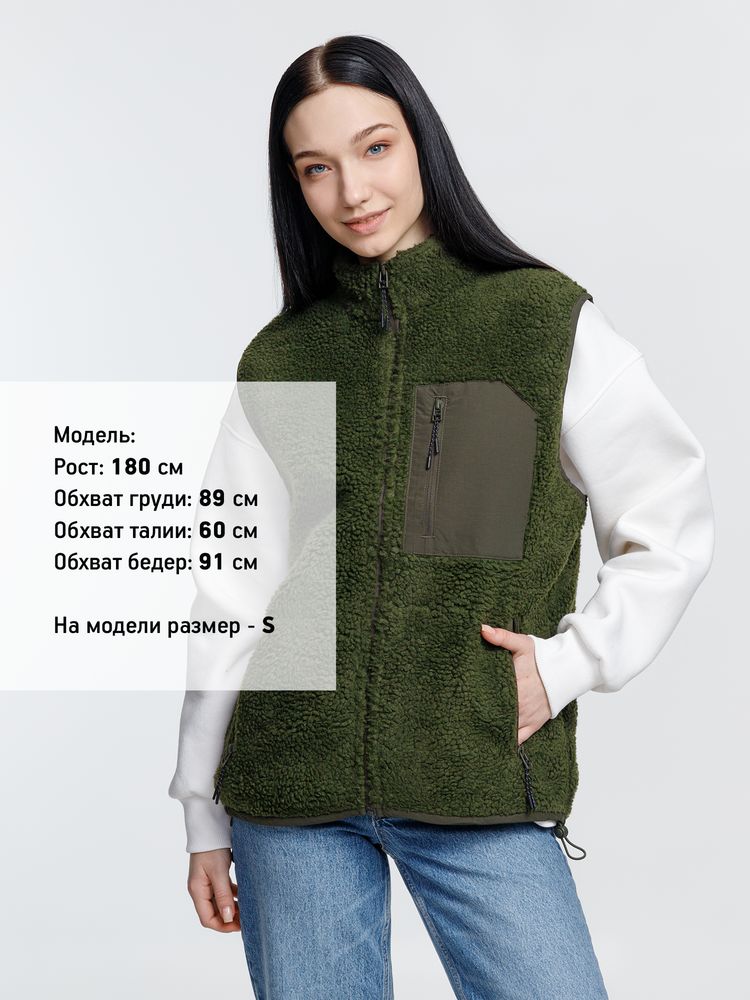 Жилет унисекс Fury BW, хаки — изображение 5