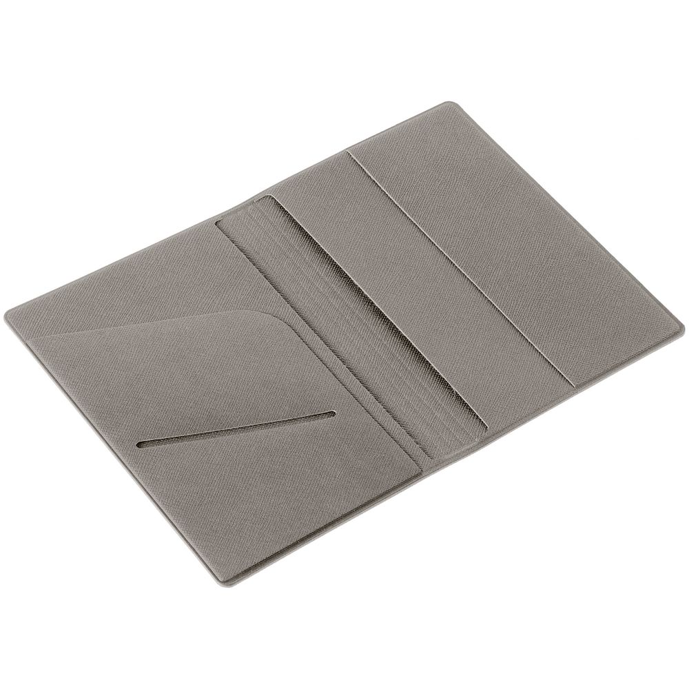 Обложка для паспорта Devon, серая — изображение 3