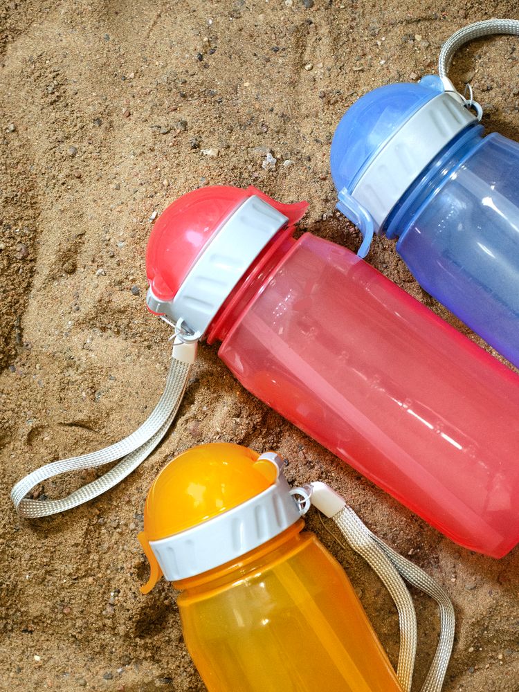 Бутылка для воды Aquarius, оранжевая — изображение 7