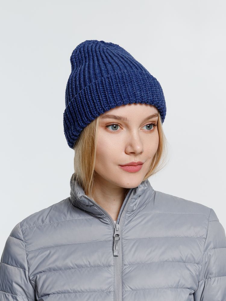 Шапка Nordkyn, синий меланж — изображение 4