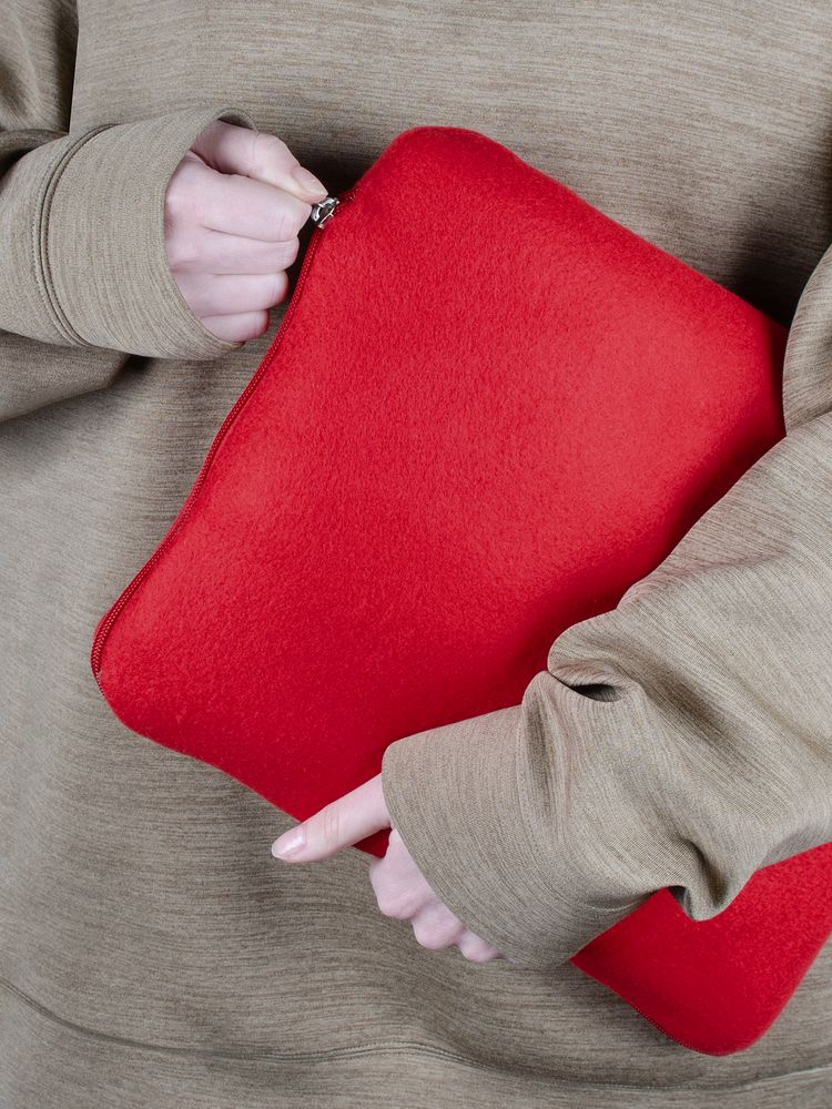 Дорожный плед-подушка Pathway 2, красный — изображение 10