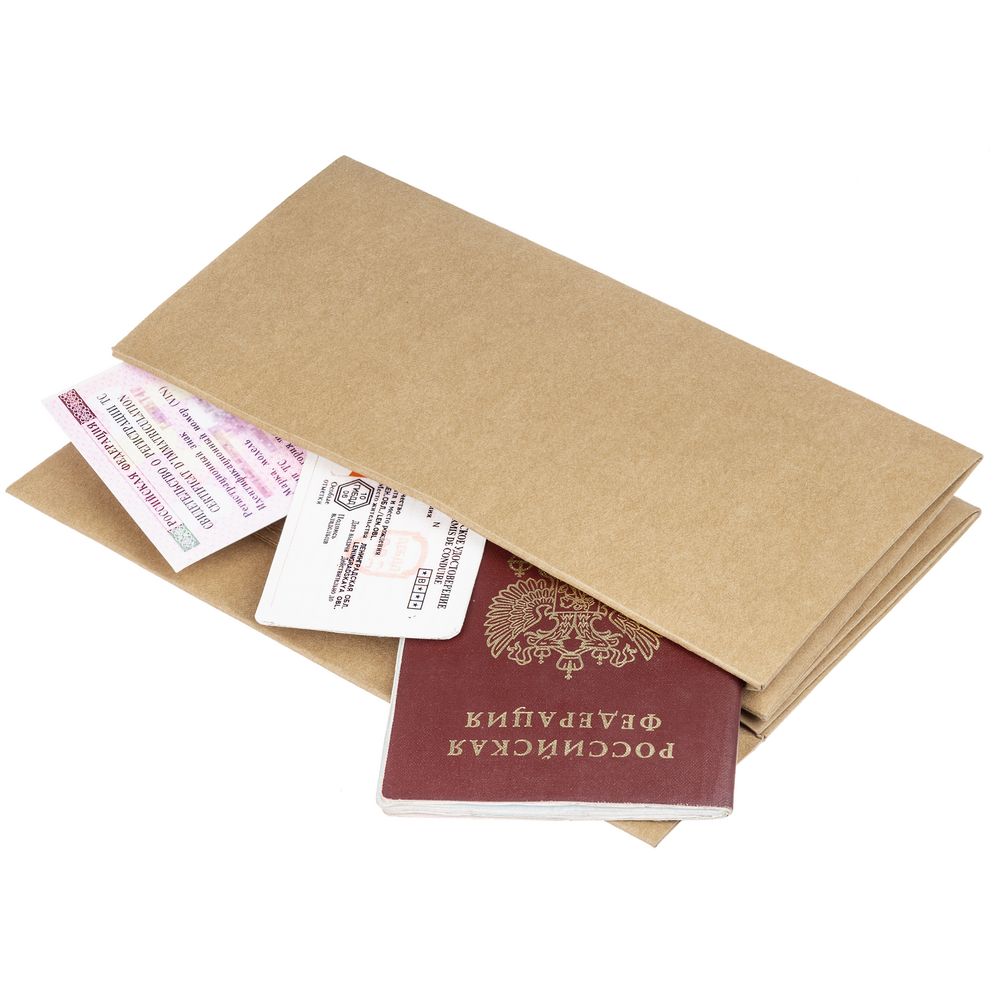 Органайзер для путешествий ticketJacket, песочный — изображение 6