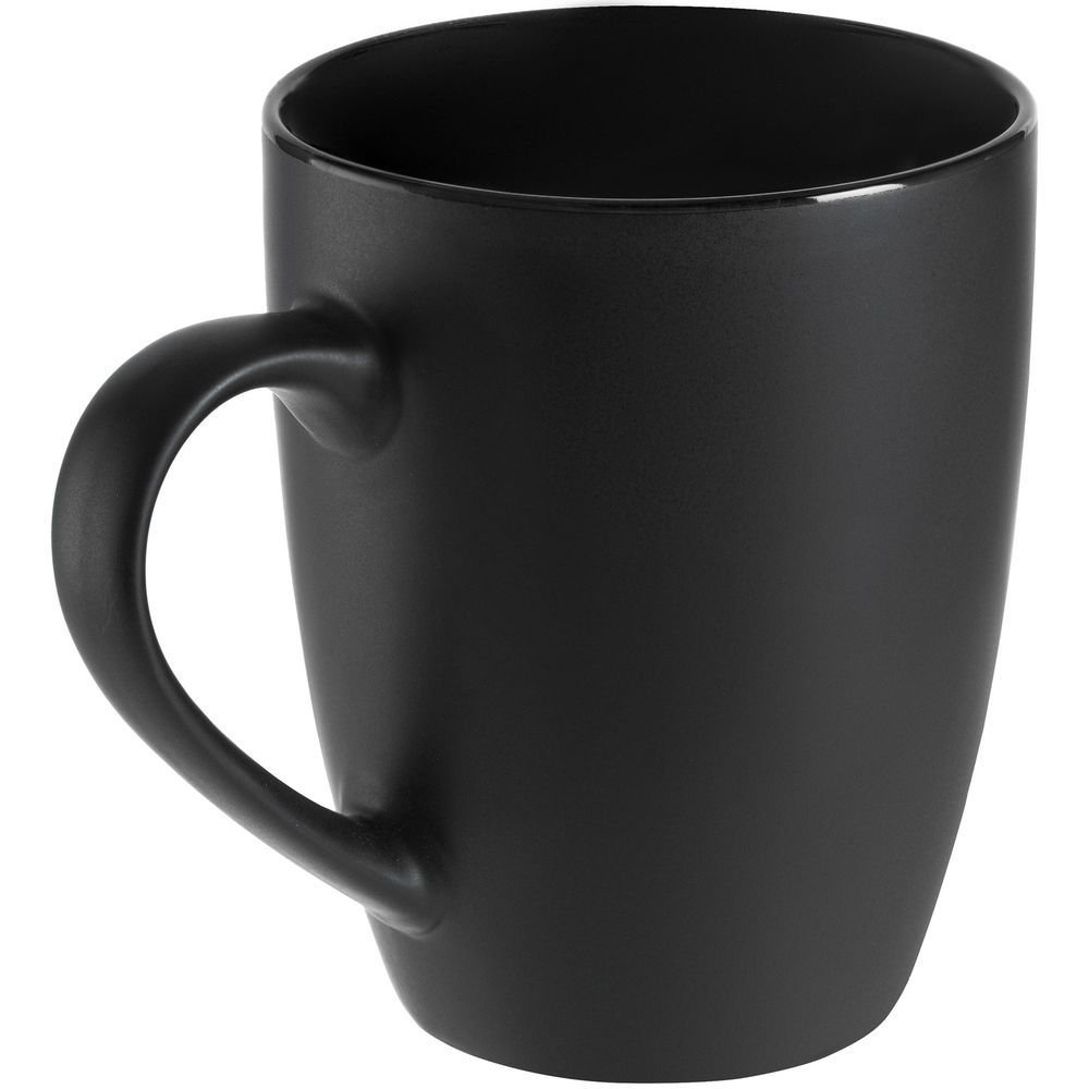 Кружка Bright Tulip, матовая, черная — изображение 3